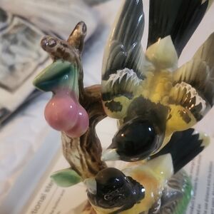 Bourbon and Bowties Vibrant Bird Sculpture